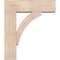 Ekena Millwork Thorton Block Smooth Bracket w/ Offset Brace, Douglas Fir, 7 1/2"W x 24"D x 28"H BKT0806X24X28THR05SDF - alternate 4